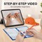 Crochet Kit for Beginners,DIY Craft for Adults, Kids, Great Gift for Crochet Lovers, Crochet Animal Kits with Step by Step Videos,Crochet Hook,Birthday Gift, Holiday Gift